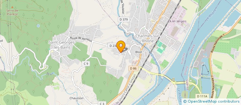 localisation de l'entreprise NEW'S . TELECOM à SAINT-GEORGES-LES-BAINS