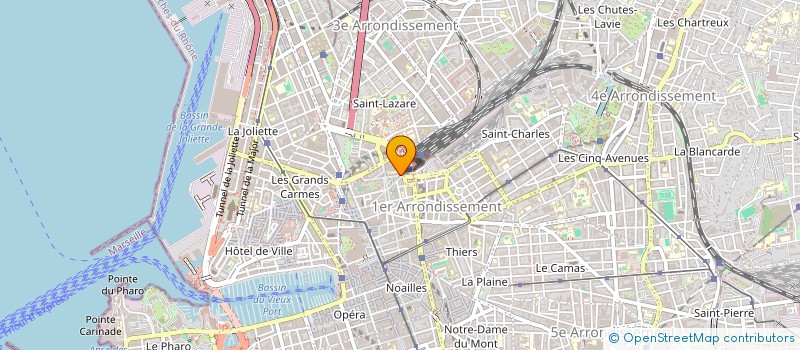 localisation de l'entreprise NEW SAINT CHARLES VOYAGES à MARSEILLE 1ER