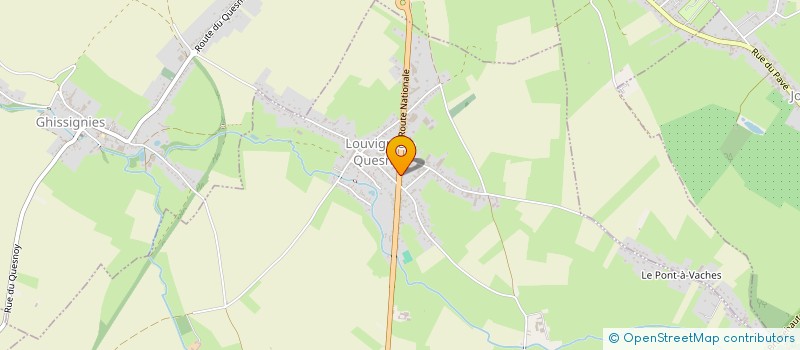 localisation de l'entreprise NEW SH à LOUVIGNIES-QUESNOY