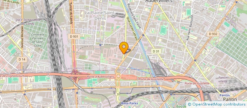 localisation de l'entreprise NEW SHIRTS  AUBERVILLIERS