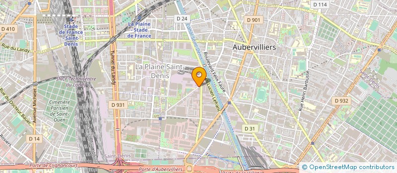 localisation de l'entreprise NEW SHOS à AUBERVILLIERS