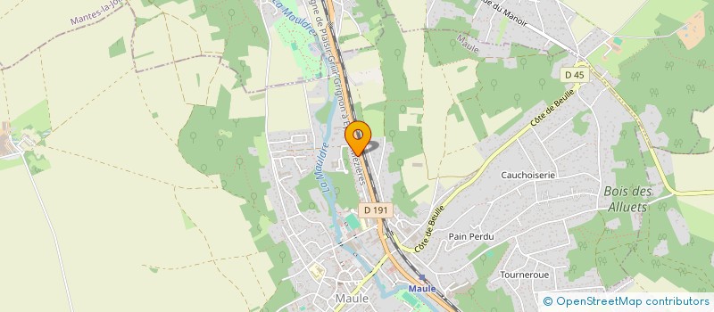 localisation de l'entreprise NEW SIGHT  MAULE