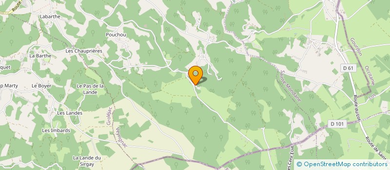 localisation de l'entreprise NEW SKY & CO  VEYRIGNAC