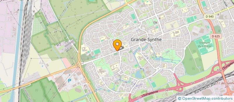 localisation de l'entreprise NEW SNACK  GRANDE-SYNTHE