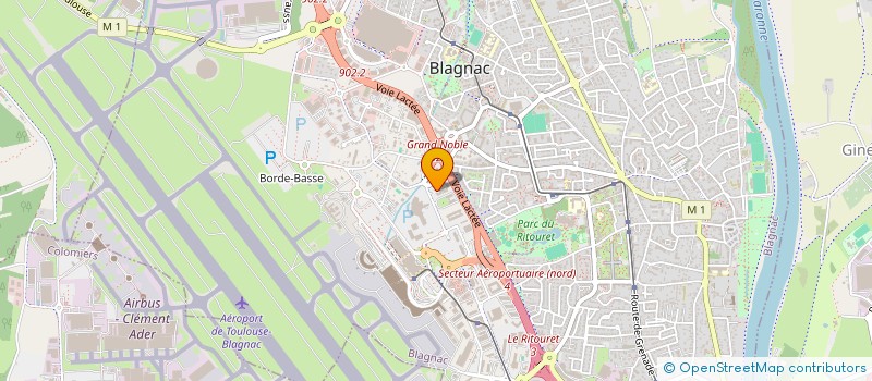 localisation de l'entreprise NEW SOFTWARE ASSOCIATES  BLAGNAC