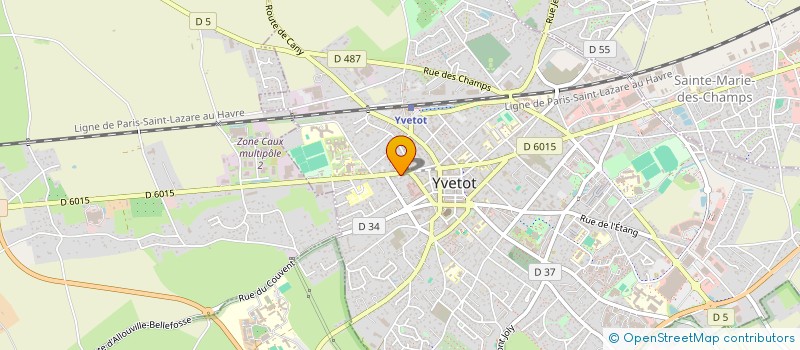 localisation de l'entreprise NEW STAR 3A  YVETOT