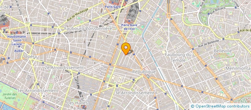 localisation de l'entreprise NEW STAR à PARIS
