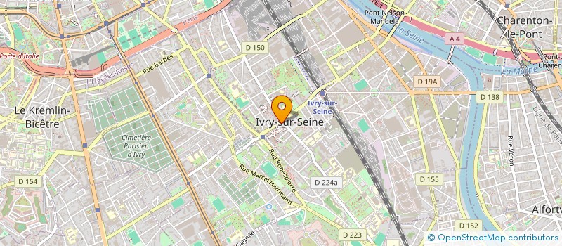 localisation de l'entreprise NEW STAR  IVRY-SUR-SEINE