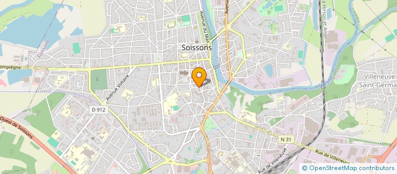 localisation de l'entreprise NEW STAR MODE à SOISSONS