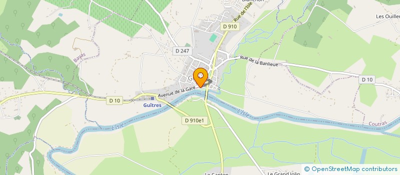 localisation de l'entreprise NEW STARS PROJECT à GUITRES