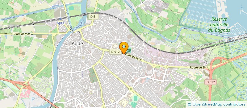 localisation de l'entreprise NEW START à AGDE