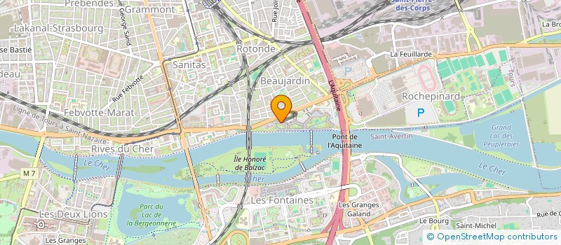 localisation de l'entreprise NEW START  TOURS