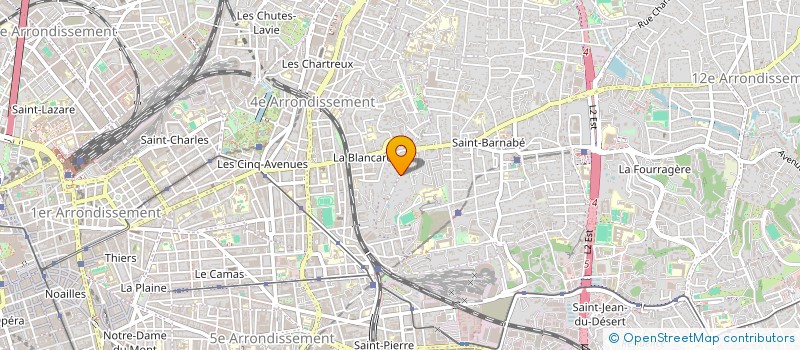 localisation de l'entreprise NEW START  MARSEILLE