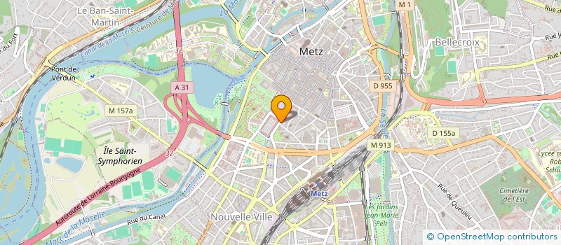 localisation de l'entreprise NEW START UP  METZ