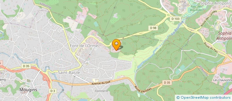 localisation de l'entreprise NEW STEFAL HOLDING à MOUGINS