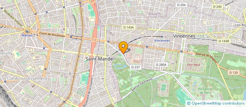 localisation de l'entreprise NEW STEP TRANSPORT  SAINT-MANDE