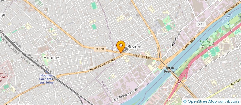 localisation de l'entreprise NEW STORES ET NET COM à BEZONS