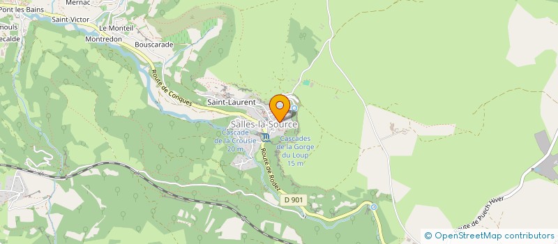 localisation de l'entreprise NEW STREET 2022  SALLES-LA-SOURCE