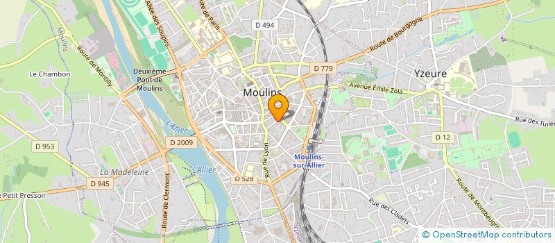 localisation de l'entreprise NEW STUDIO PALACE  MOULINS