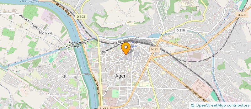 localisation de l'entreprise NEW STYL  AGEN