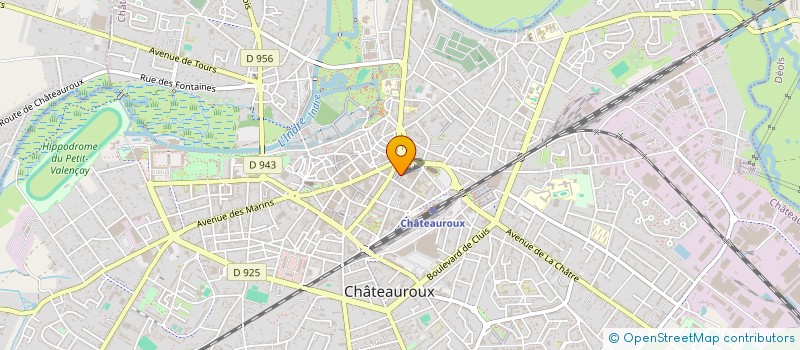 localisation de l'entreprise NEW STYL' à CHATEAUROUX