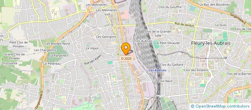 localisation de l'entreprise NEW STYL'AUTO à FLEURY-LES-AUBRAIS