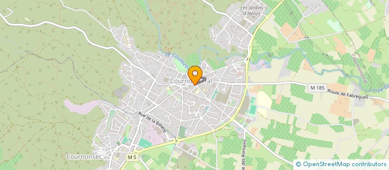 localisation de l'entreprise NEW STYL'S  COURNONTERRAL