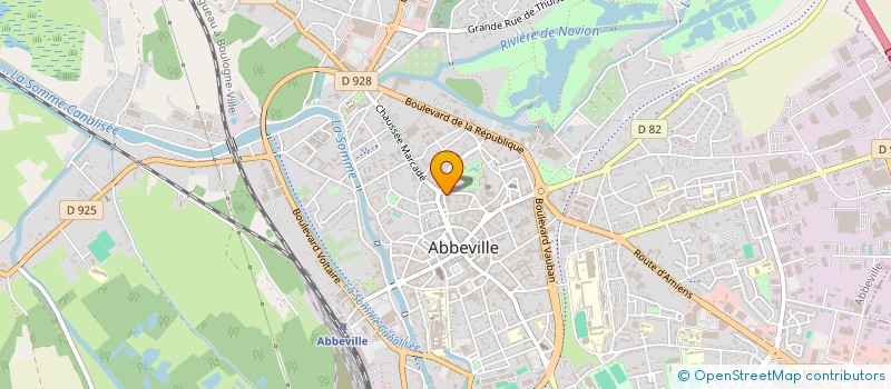 localisation de l'entreprise NEW STYLE à ABBEVILLE