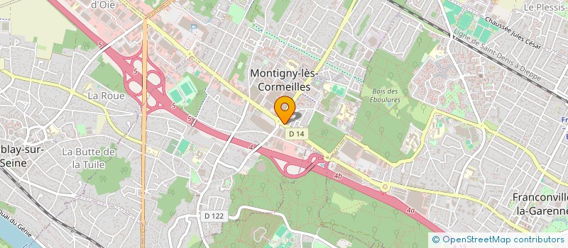 localisation de l'entreprise NEW SUN CITY à MONTIGNY-LES-CORMEILLES