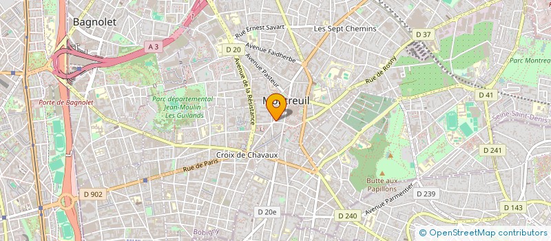 localisation de l'entreprise NEW SUSHI KENDO à MONTREUIL