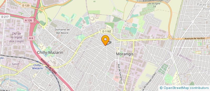 localisation de l'entreprise NEW SYRANA à MORANGIS