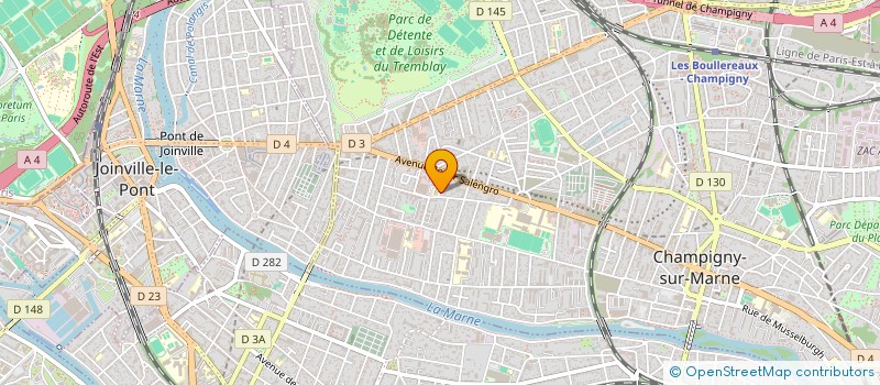 localisation de l'entreprise NEW TAXI à CHAMPIGNY-SUR-MARNE