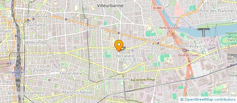 localisation de l'entreprise NEW'TECH à VILLEURBANNE