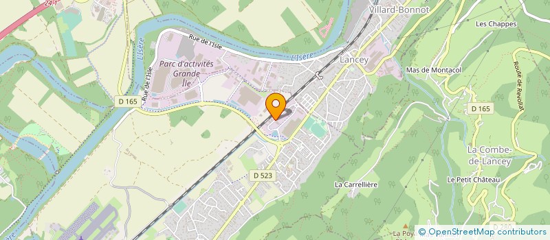 localisation de l'entreprise NEW TECH à LE VERSOUD
