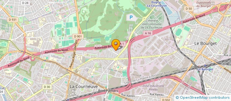 localisation de l'entreprise NEW TECH ENERGIE à LA COURNEUVE