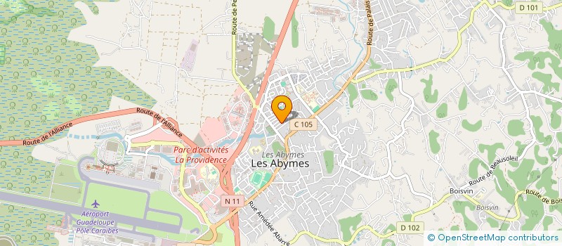 localisation de l'entreprise NEW TECHNOLOGY COMMUNICATION à LES ABYMES