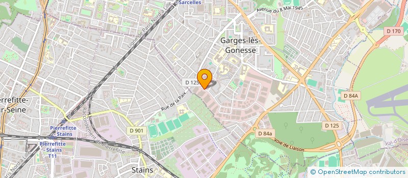 localisation de l'entreprise NEW TEX à GARGES-LES-GONESSE