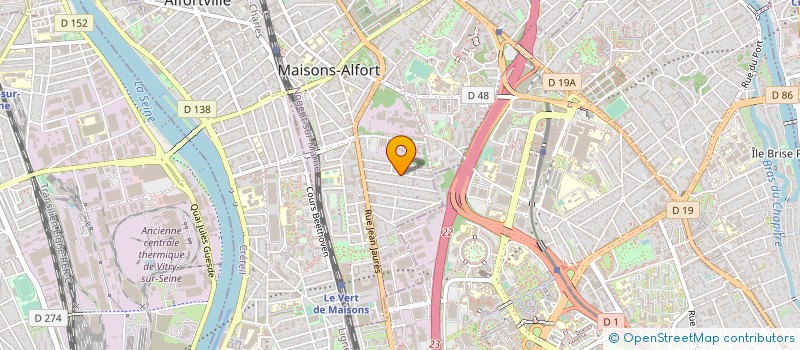 localisation de l'entreprise NEW THINKING GROUPE (FRANCE)  MAISONS-ALFORT