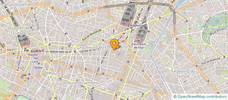 localisation de l'entreprise NEW TONE à PARIS