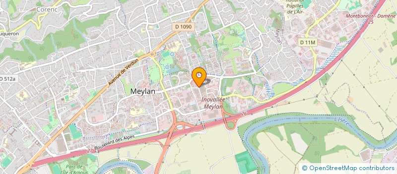 localisation de l'entreprise NEW TONE à MEYLAN