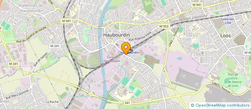 localisation de l'entreprise NEW TOP à HAUBOURDIN