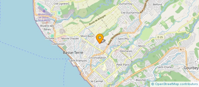 localisation de l'entreprise NEW TYPIKAL à BASSE-TERRE