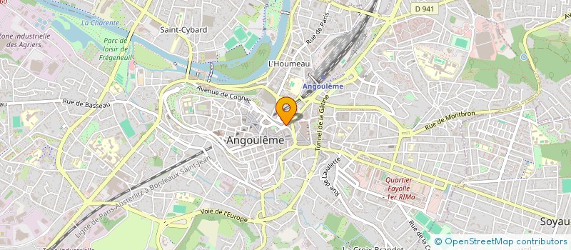 localisation de l'entreprise NEW VAGUE à ANGOULEME