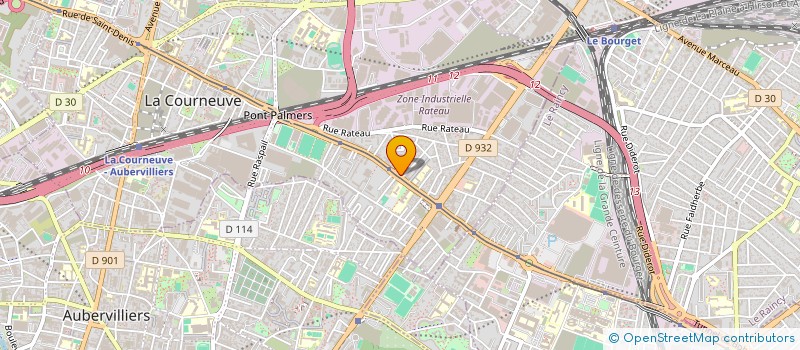 localisation de l'entreprise NEW VANNI  LA COURNEUVE