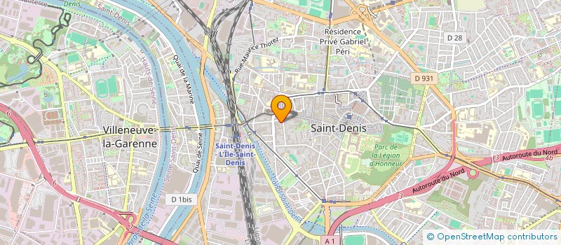localisation de l'entreprise NEW VEERAM à SAINT-DENIS