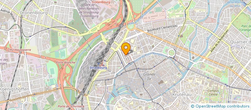 localisation de l'entreprise NEW VISION  STRASBOURG