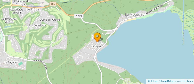 localisation de l'entreprise NEW WAVE  LACANAU