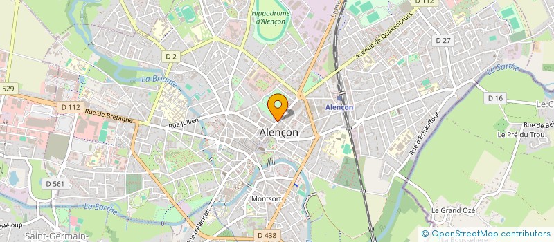 localisation de l'entreprise NEW WAVE à ALENCON
