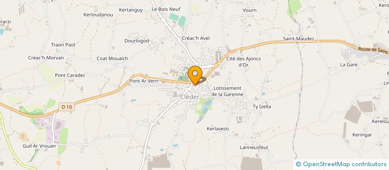 localisation de l'entreprise NEW WAY  CLEDER