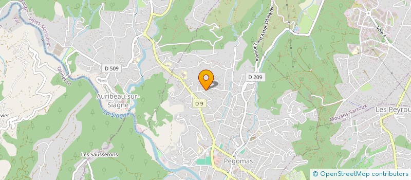 localisation de l'entreprise NEW WAY INVEST  PEGOMAS